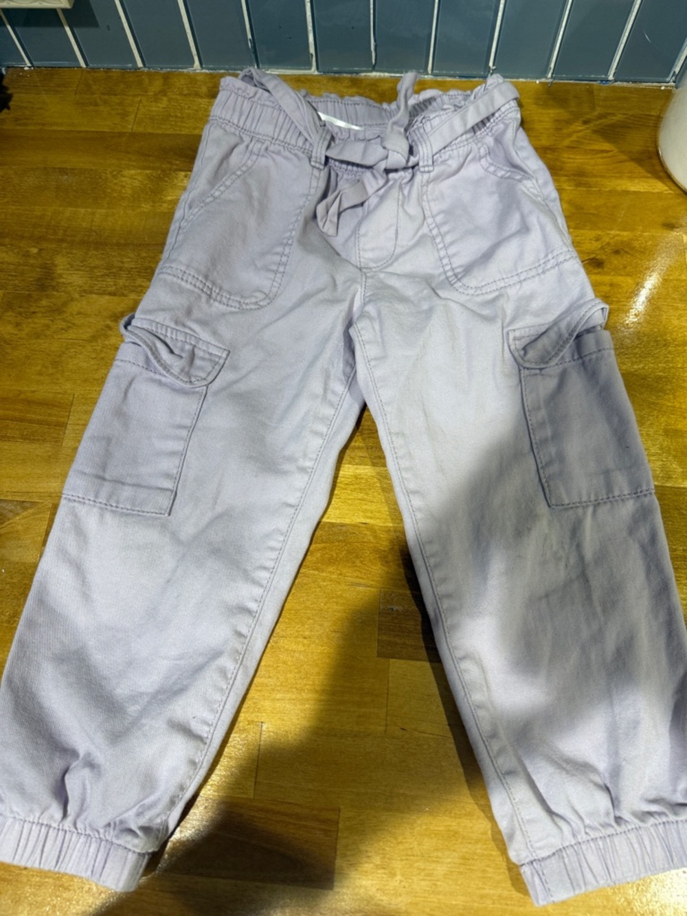 Four pairs of 4T girls pants for spring - Picture 6 of 9